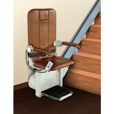 いす式階段昇降機 直線階段設置タイプの階段昇降機 昇助くんSEシリーズ-有限会社スマイルケア