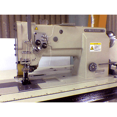 テントシートサイン向けミシン 2本針総合送り LU2-4420-B0T-スズキマシンリエンジニアリング株式会社