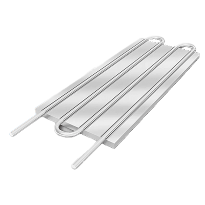 大型半導体用 (強制空冷・水冷用) パイプカシメ式水冷ヒートシンク W series-株式会社丸三電機