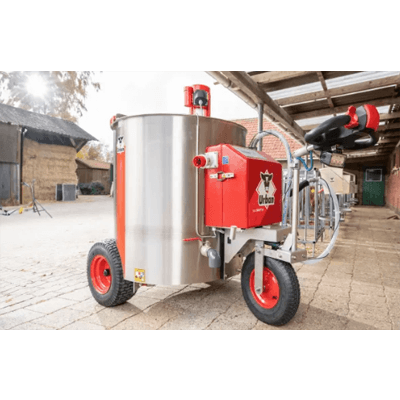 簡易操作で子牛の育成をこの1台で完結 ウーバンミルクシャトル (子牛用ミルク加熱授乳機)-ジーエスピー株式会社