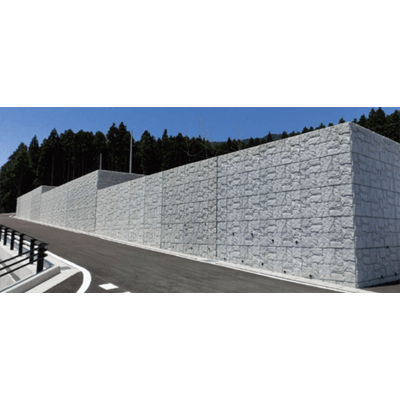 擁壁・法面保護工 ハイ・タッチウォール (耐震型)-ケイコン株式会社