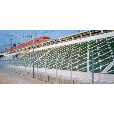 擁壁・法面保護工 格子枠ブロック-ケイコン株式会社