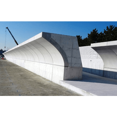 河川・海洋・環境 プレキャスト大型波返しブロック フレア護岸-ケイコン株式会社