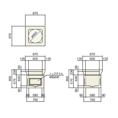 電気通信用桝 T-25仕様ハンドホール-ケイコン株式会社