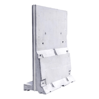 道路拡幅時などに用いる仮設落石防護柵 バリアウォール 一体型2500 分割型3000-ケイコン株式会社