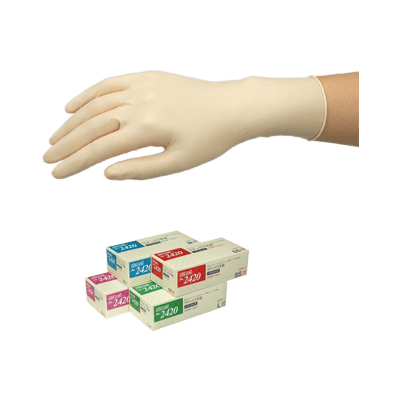 クリーングローブ ラテックスグローブPF 2420-オカベテック株式会社