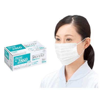 3PLYマスク/耳掛け 2860-オカベテック株式会社