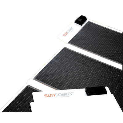 USBポート付き携帯充電用太陽電池シートSunSoakerA4-3F FPV4010CHW-F-WAVE株式会社