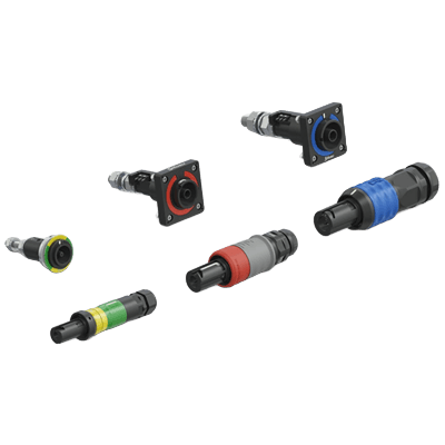 電力供給 産業用単極コネクタ 丸型コネクタ単極、絶縁型、最大1000A-ストーブリ株式会社