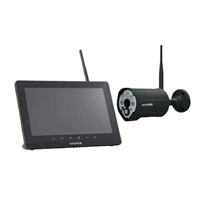 モニター＆カメラセット (3MP) ワイヤレスカメラセット WC3A10ML (BK