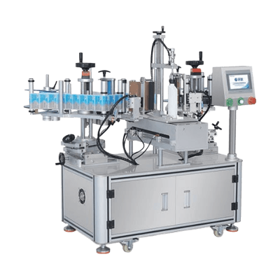 Semi-Automatic Double-Sided Roller Labeling Machine for Various Square and Flat Bottles T102-