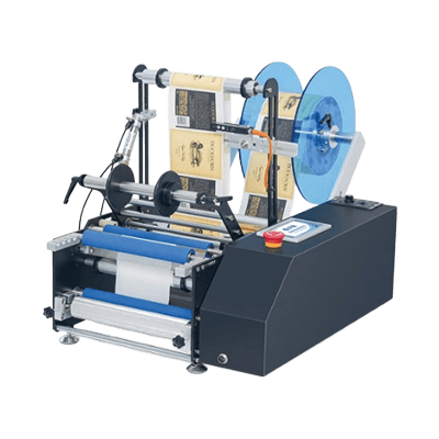 Semi-Automatic Round Bottle Labeling Machine for Various Cylindrical Items T200-