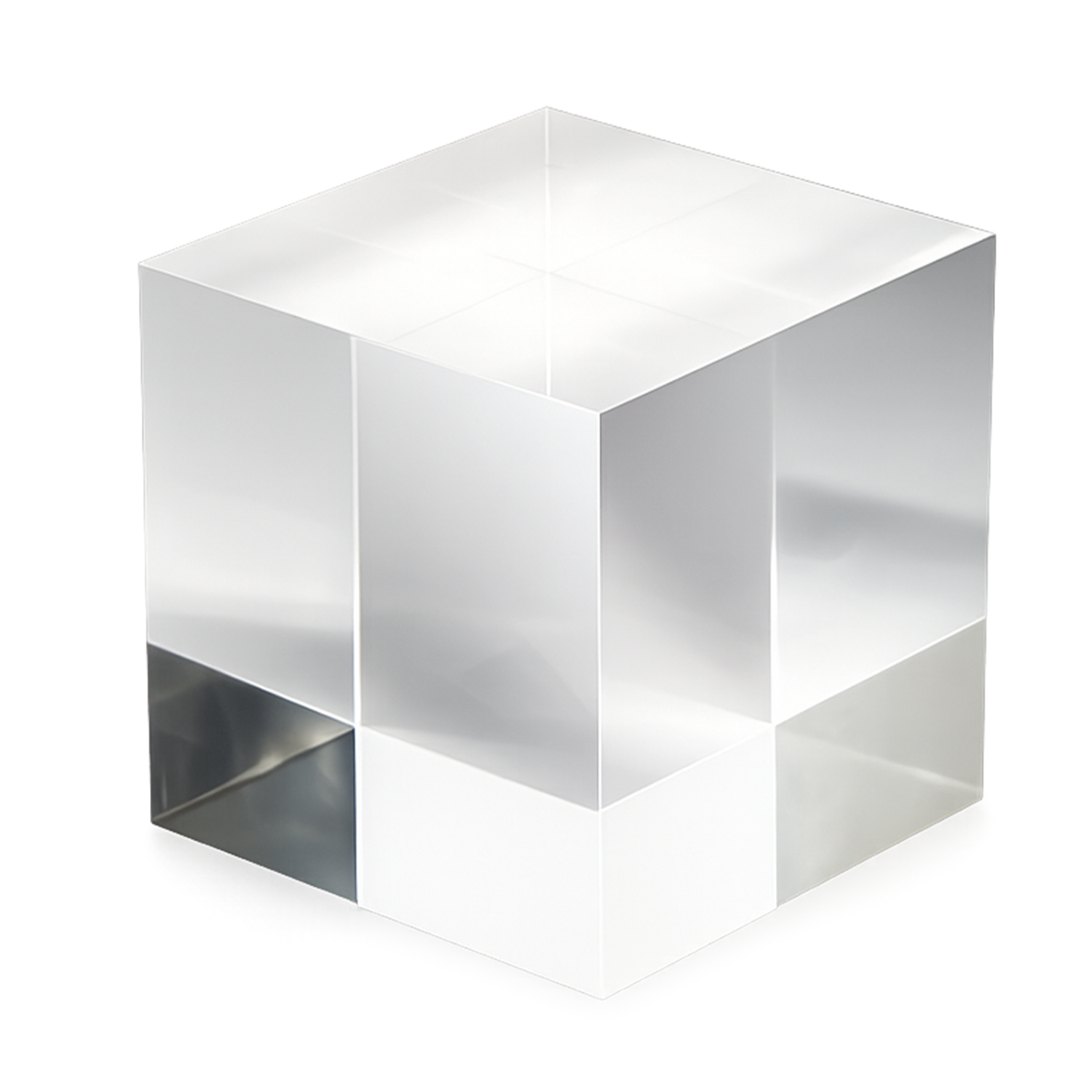 Acrylic Cube Transparent Clear Cut 4cm square Exhibition Supplies Display Present Beautiful Interior CUBE-H4-Shinzenbi Co., Ltd.