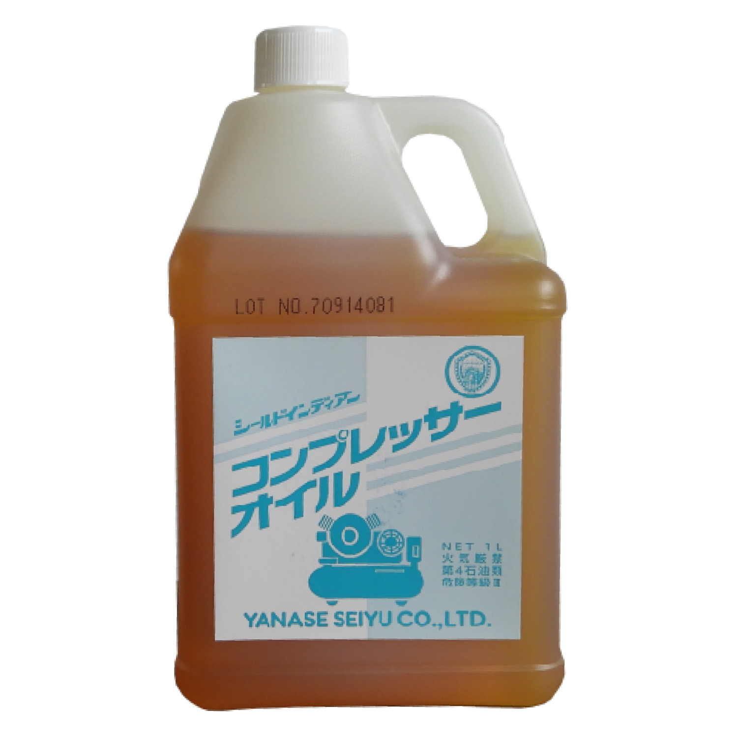 ヤナセ精油 コンプレッサーオイル (ISO VG68) 1L-株式会社エフマシン