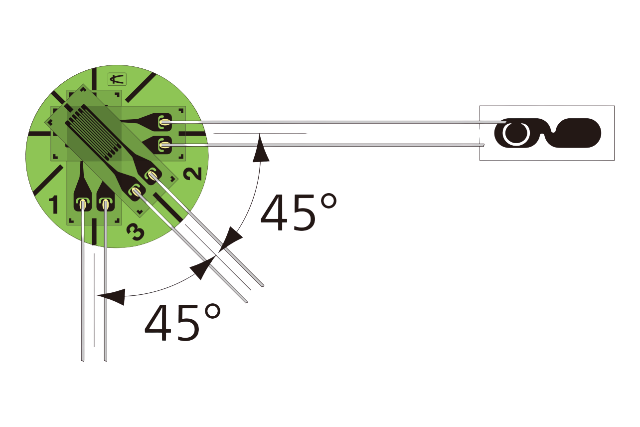 KFGS-2-120-D17 T-F7-Eigenspannungsmessgerät KFGS