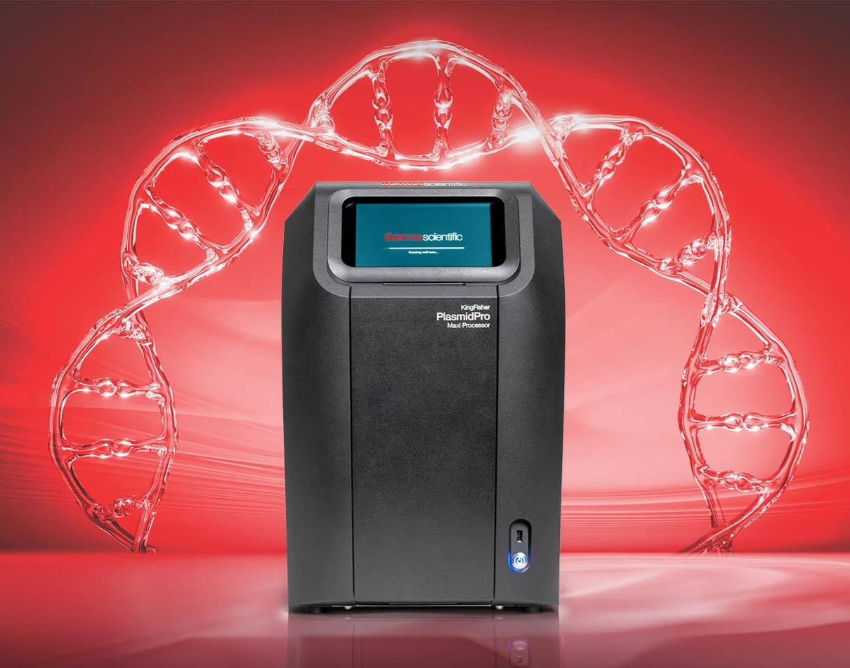 プラスミド精製の自動化におすすめ　自動プラスミド精製装置 Kingfisher PlasmidPro Maxi Processor-ライフテクノロジーズジャパン株式会社