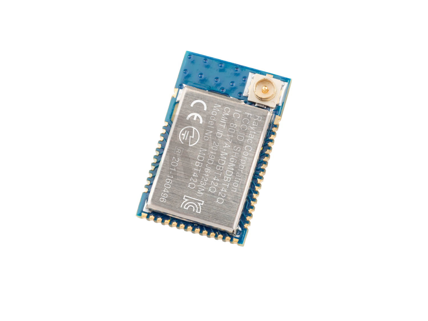 【技適取得済】【小ロット・廉価版】Nordic Bluetooth Low Energy® nRF52832 ブランクモジュール-MDBT42Q-U512KV2
