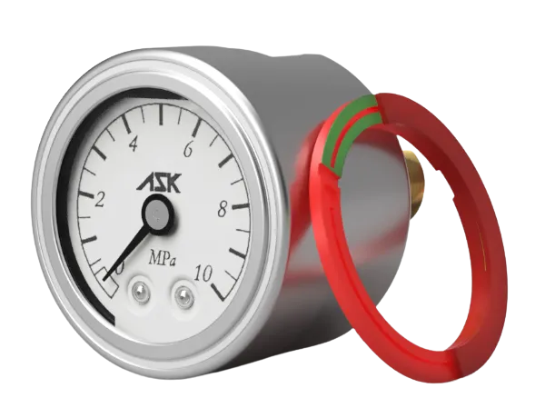 Ultra-compact glycerin pressure gauge OPGΦ39-ASK Co., Ltd.