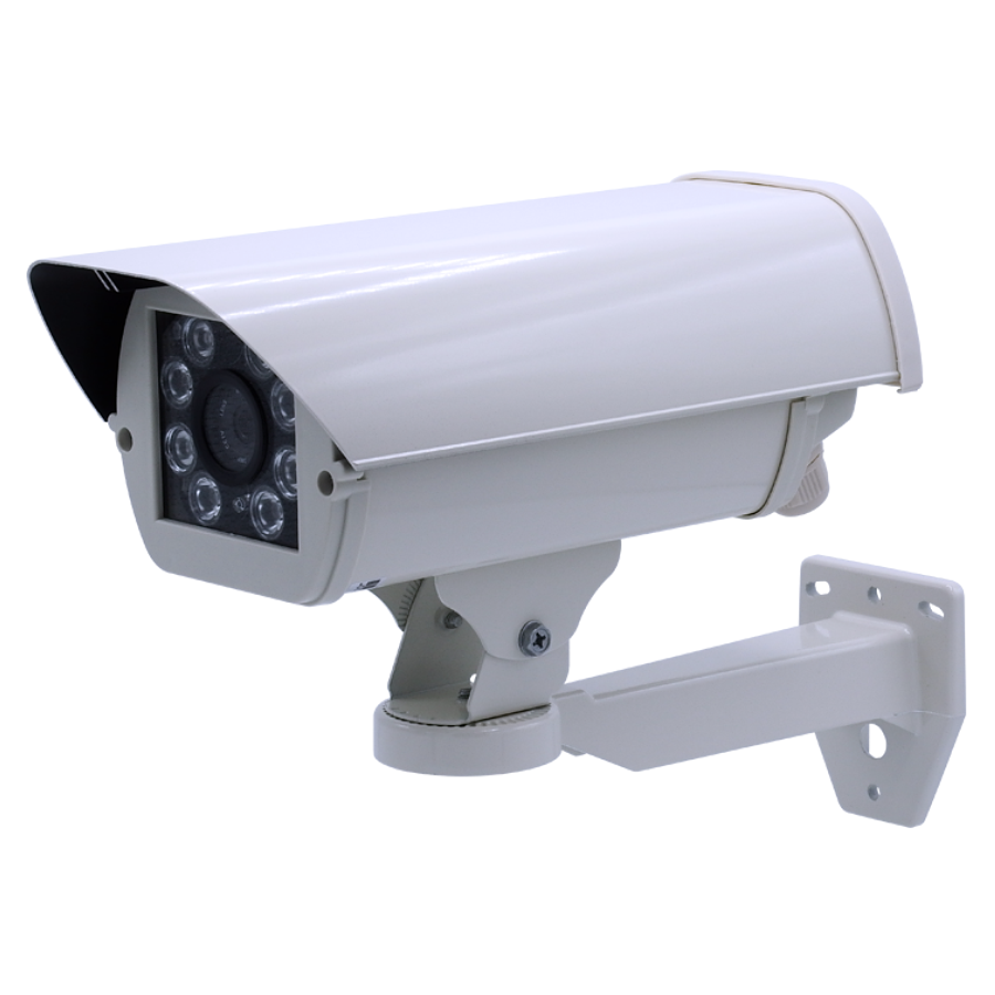 光センサー搭載 赤外線照射ダミーカメラ (金属筐体・コンセント電源・壁面取付台セット) CT-F051-A-セキュテック株式会社