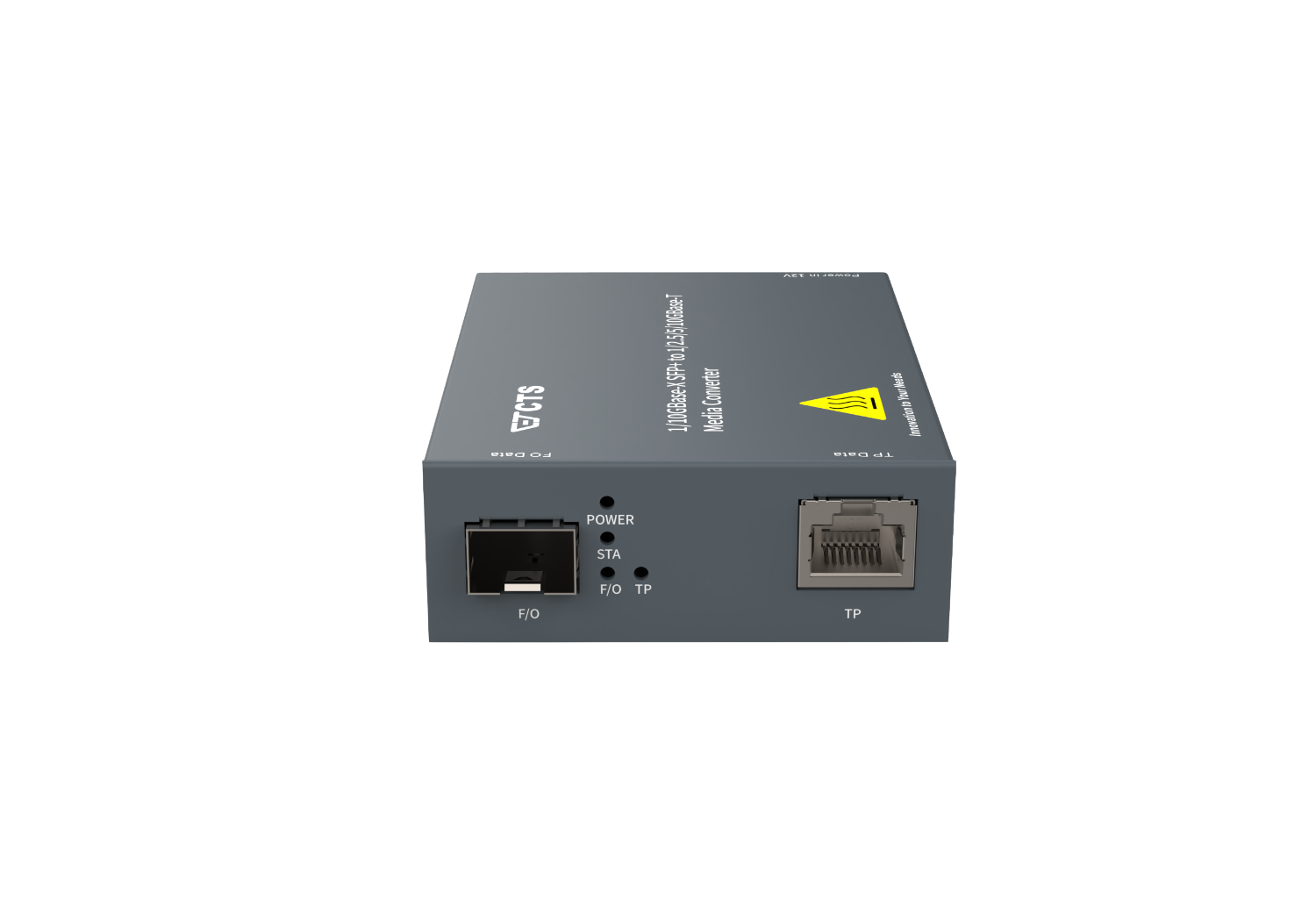 CVT-5002SFP+-Palm size media converter CVT series can be saved in racks and power supply