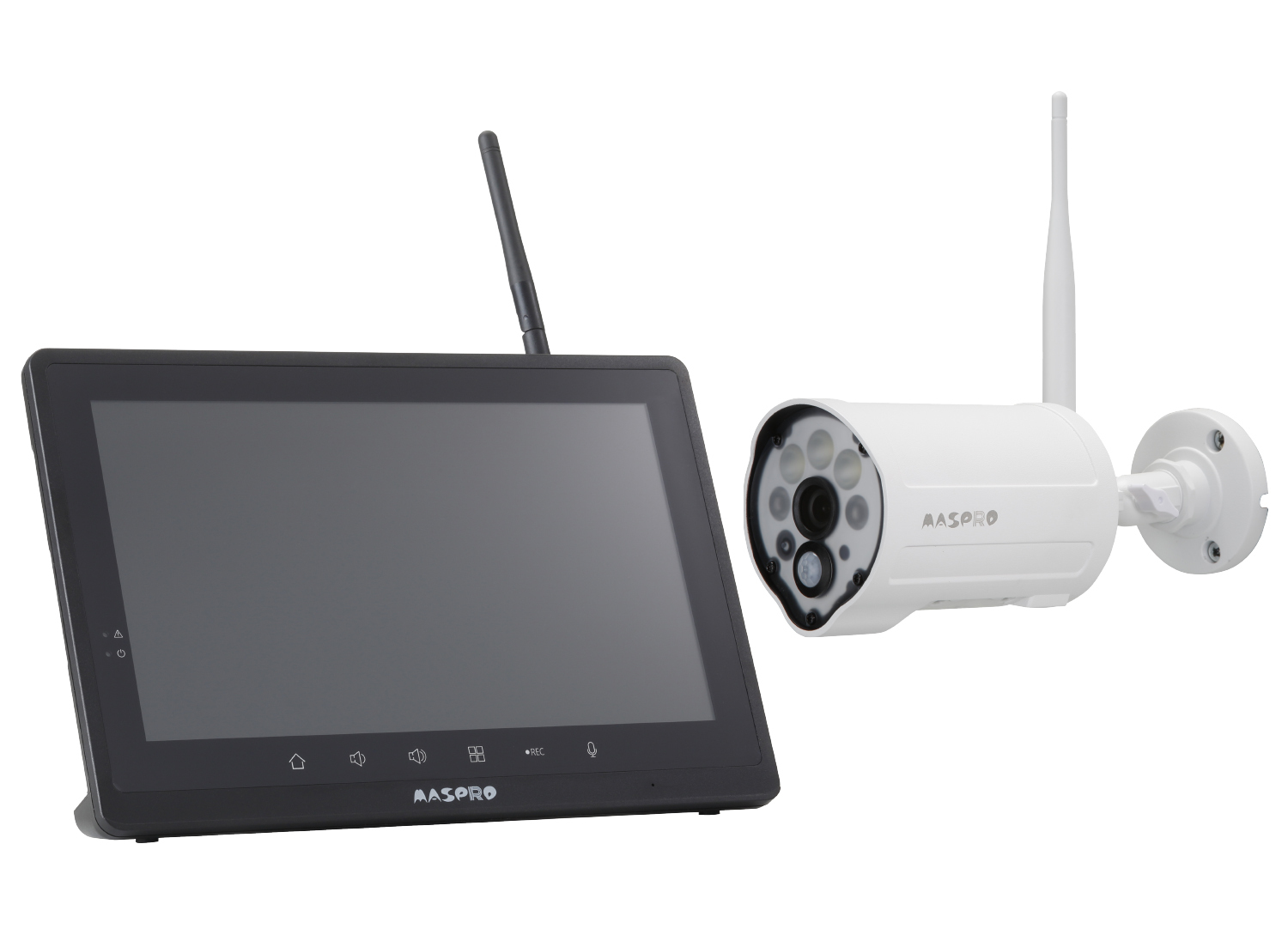 WC3A10ML-Monitor & Camera Set (3MP) Wireless Camera Set WC3A7ML (BK)