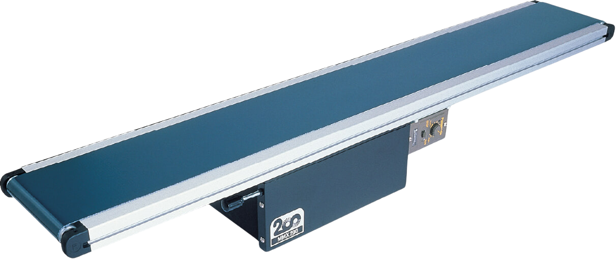 -A labor-saving partner for all logistics and production systems Mini series Straight conveyance type slim body belt conveyor MMX200