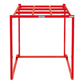 逆ネステナー・逆ネスラック・逆ネスティングラック 収納の効率化と自由なレイアウトを実現できる多段積みの棚-NRP527