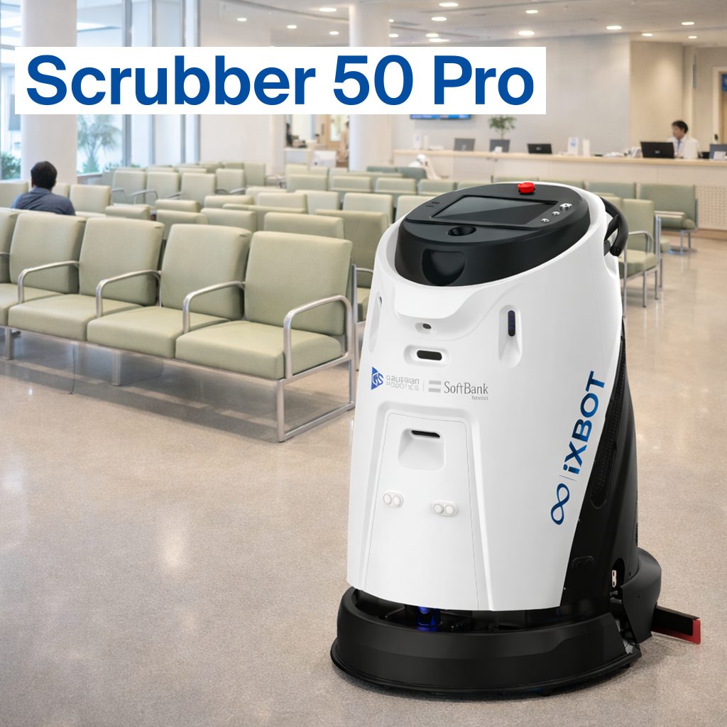 eco機能搭載洗浄ロボット Scrubber 50 Pro｜回収した汚水をリユース / 自律式全自動床洗浄-株式会社くうかん