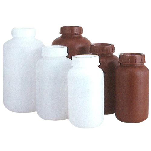 【30㏄～20Lまで対応】規格ボトル 広口 ナチュラル/茶色-5L 広口 ナチュラル