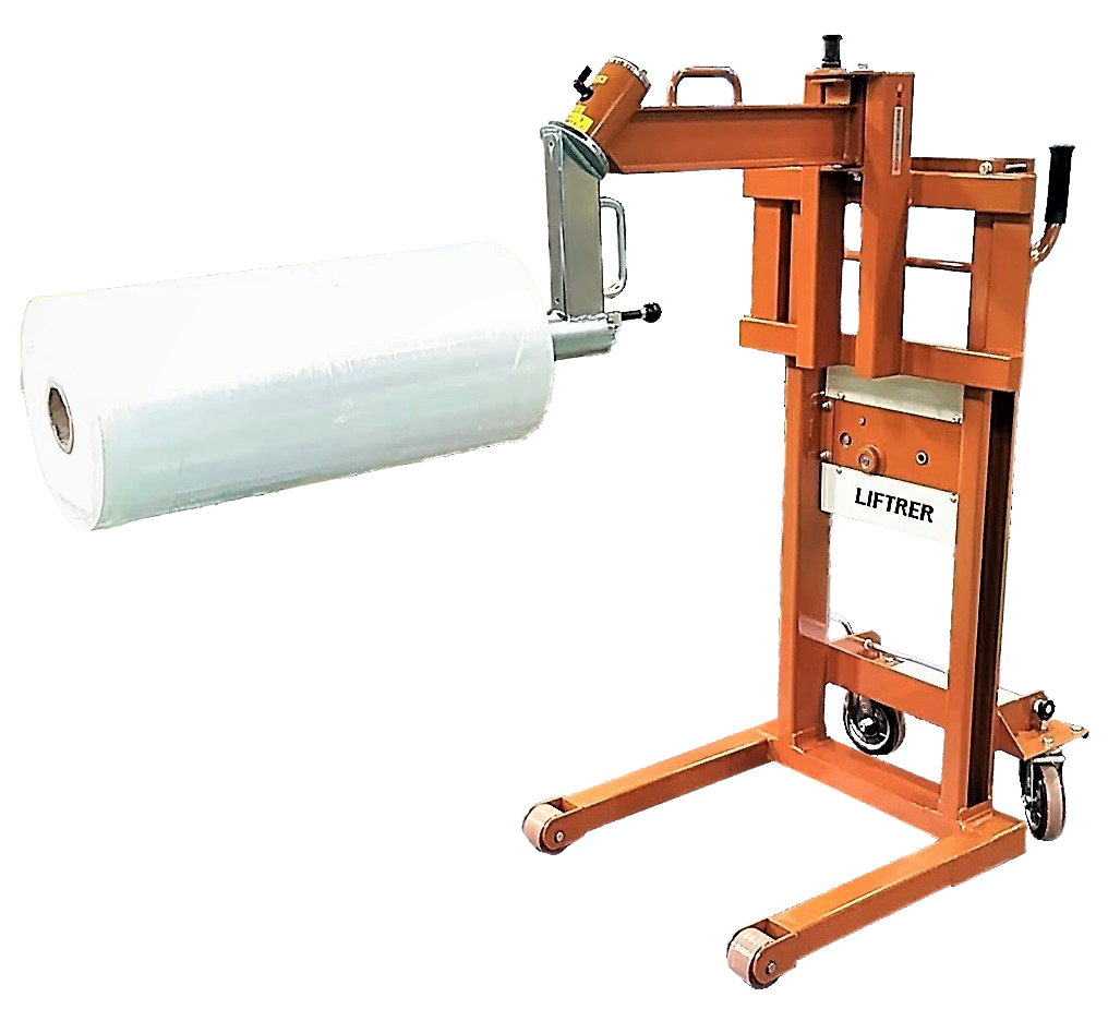 ロール反転リフター 紙管リフター首振りタイプ-渡部工業株式会社