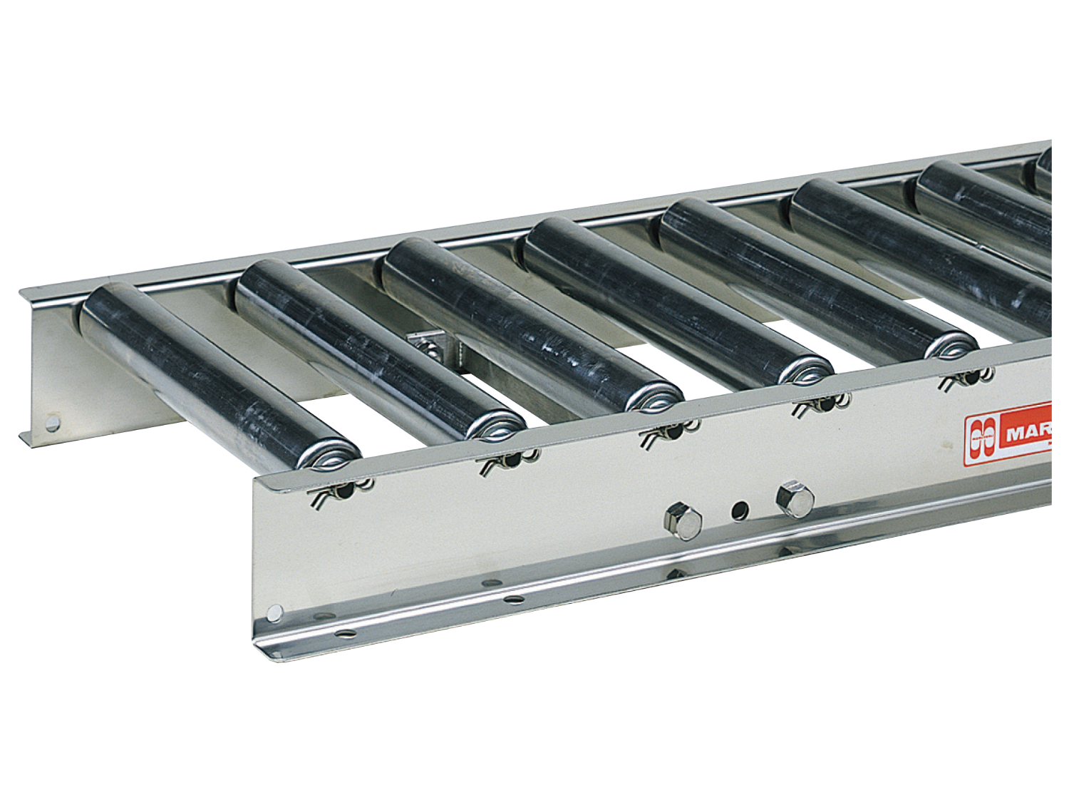 Food conveyor series that transports food security and safety Straight conveyance type Stainless steel straightening free roller FMR-4210/FJR-4210-Maruyasu Machine Co., Ltd.