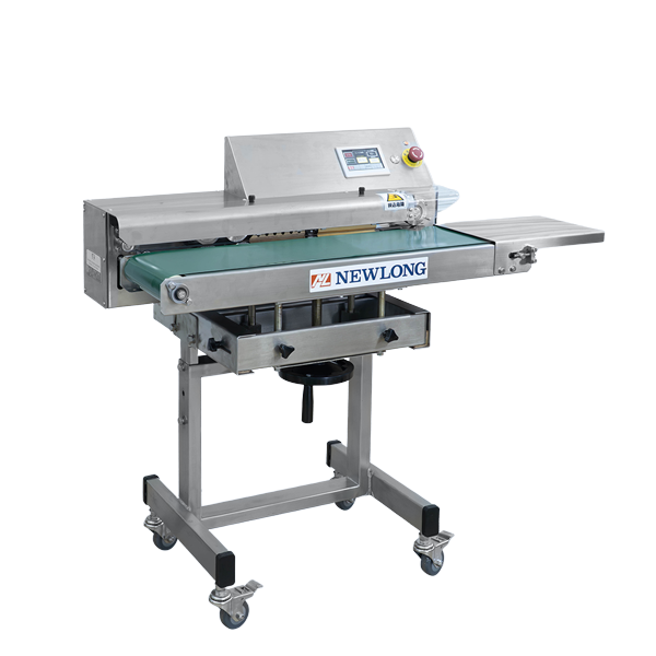 Rotary Sealer Sealing system for heat-sealing plastic bags for food, etc. or binding them with adhesive tape or ties BD+7 (Standard)-Newlong Machine Works, Ltd.