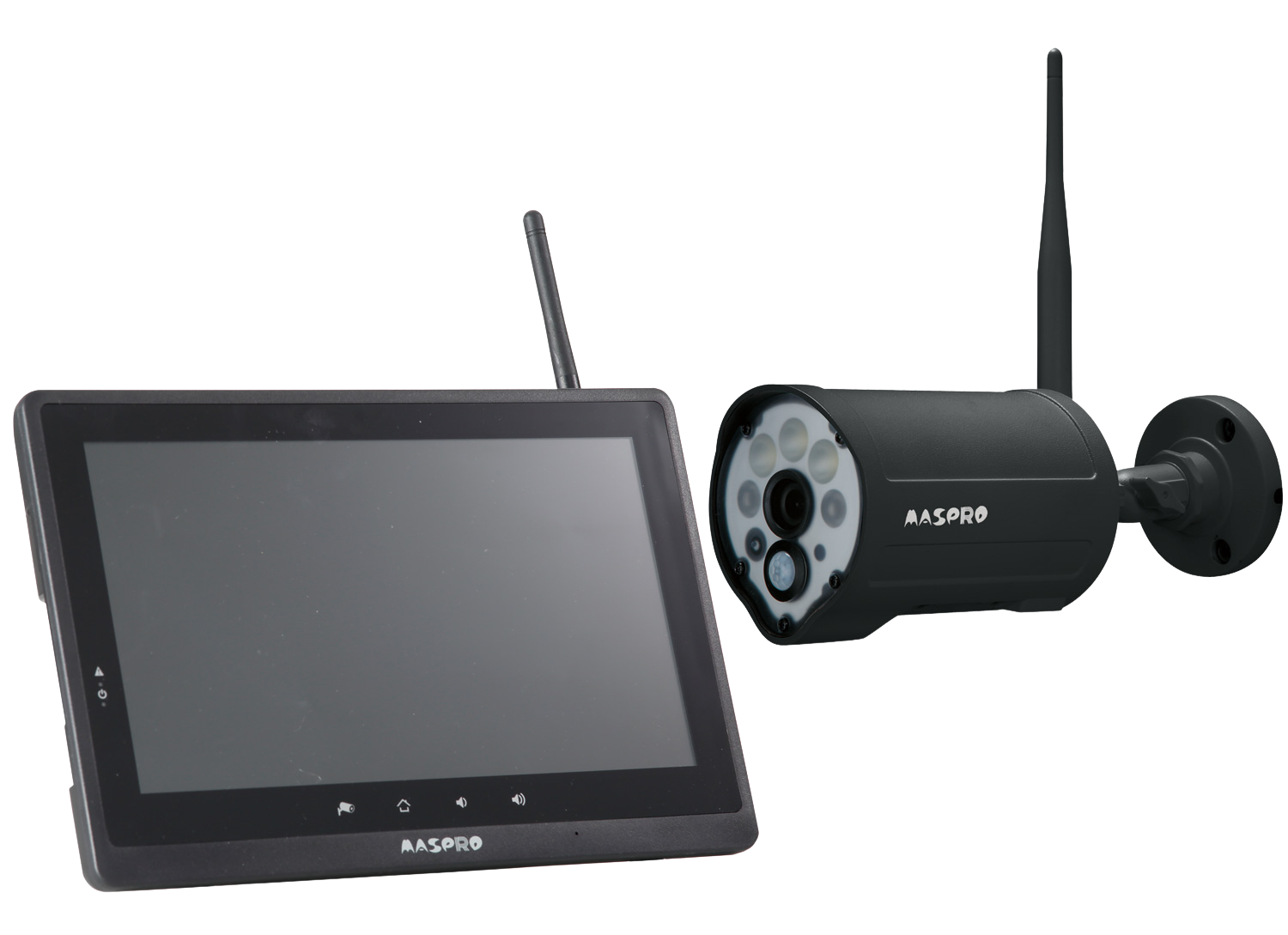 WC3A10ML (BK)-Monitor & Camera Set (3MP) Wireless Camera Set WC3A7ML (BK)