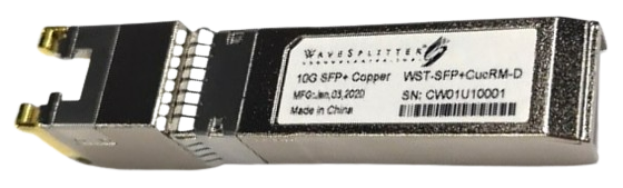 SFP+対応10G/5G/2.5G/1G Base-T WST-SFP+CucRM-D-株式会社ウェーブスプリッタ・ジャパン