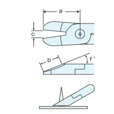 Nile air tool standard spare blade ZFD blade: with carbide tip-Muromoto Iron Works Co., Ltd.