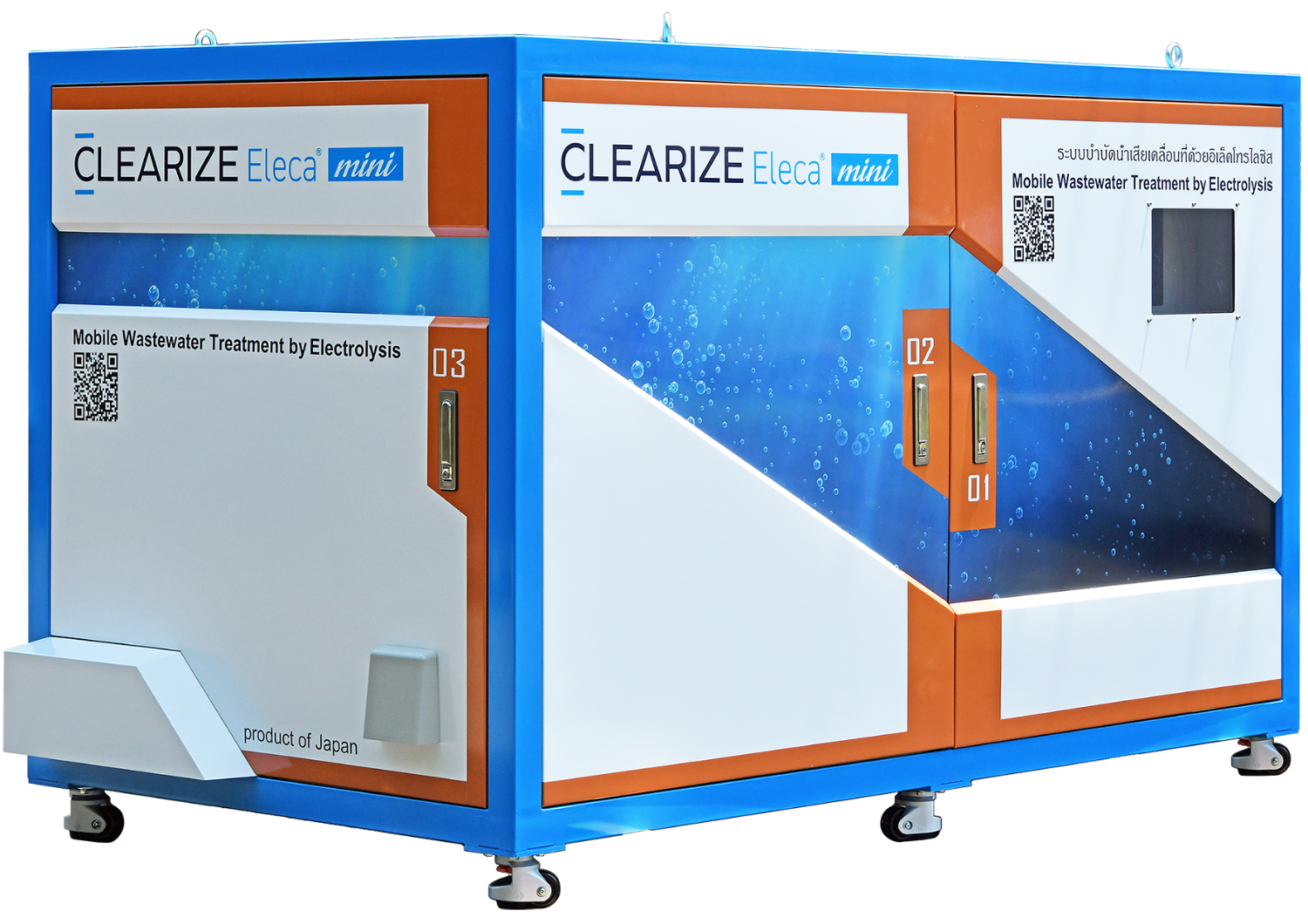 Future wastewater treatment made possible by electrolysis technology Wastewater treatment system Eleca-Clearrise Co., Ltd.