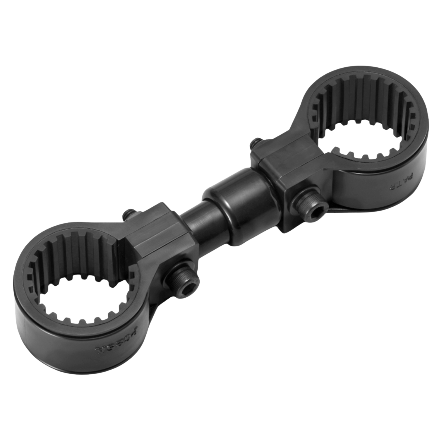 Anti-vibration resin double pipe clamp bracket set｜Fix two pipes in parallel or perpendicular position-Part Number-KFBS25B-3025