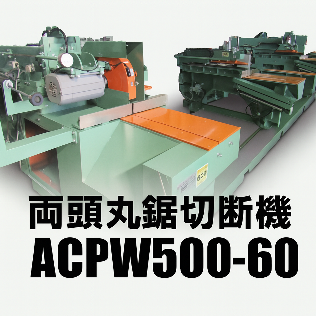 アルミ形材切断機 ダブルクロスカットソー ACPW500-60-株式会社奥村機械製作所