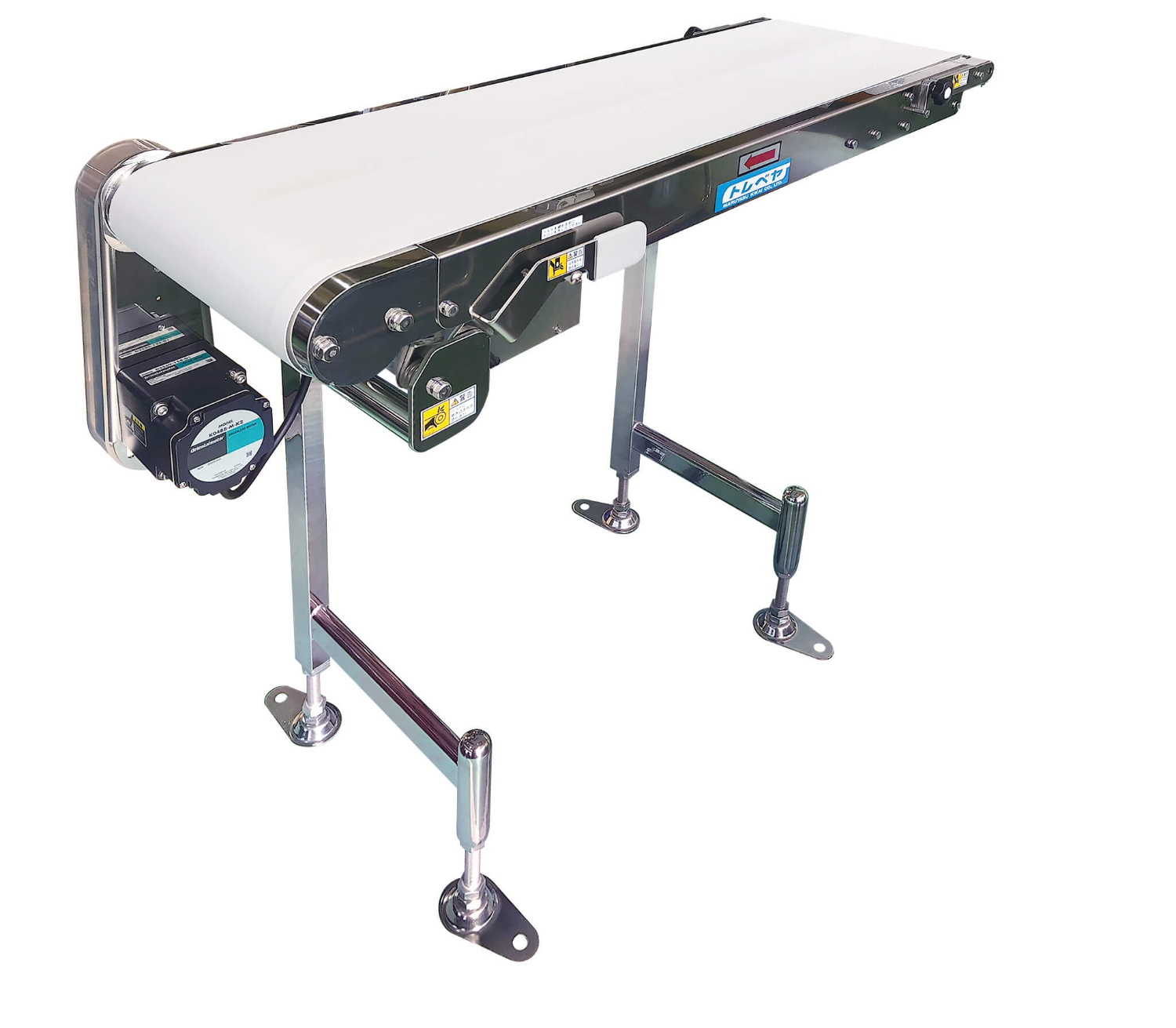 -Non-contact magnetic drive, patented top-of-the-line Lessveyor series Horizontal rotation conveyance type Aligning roller conveyor stainless roller type GAS22