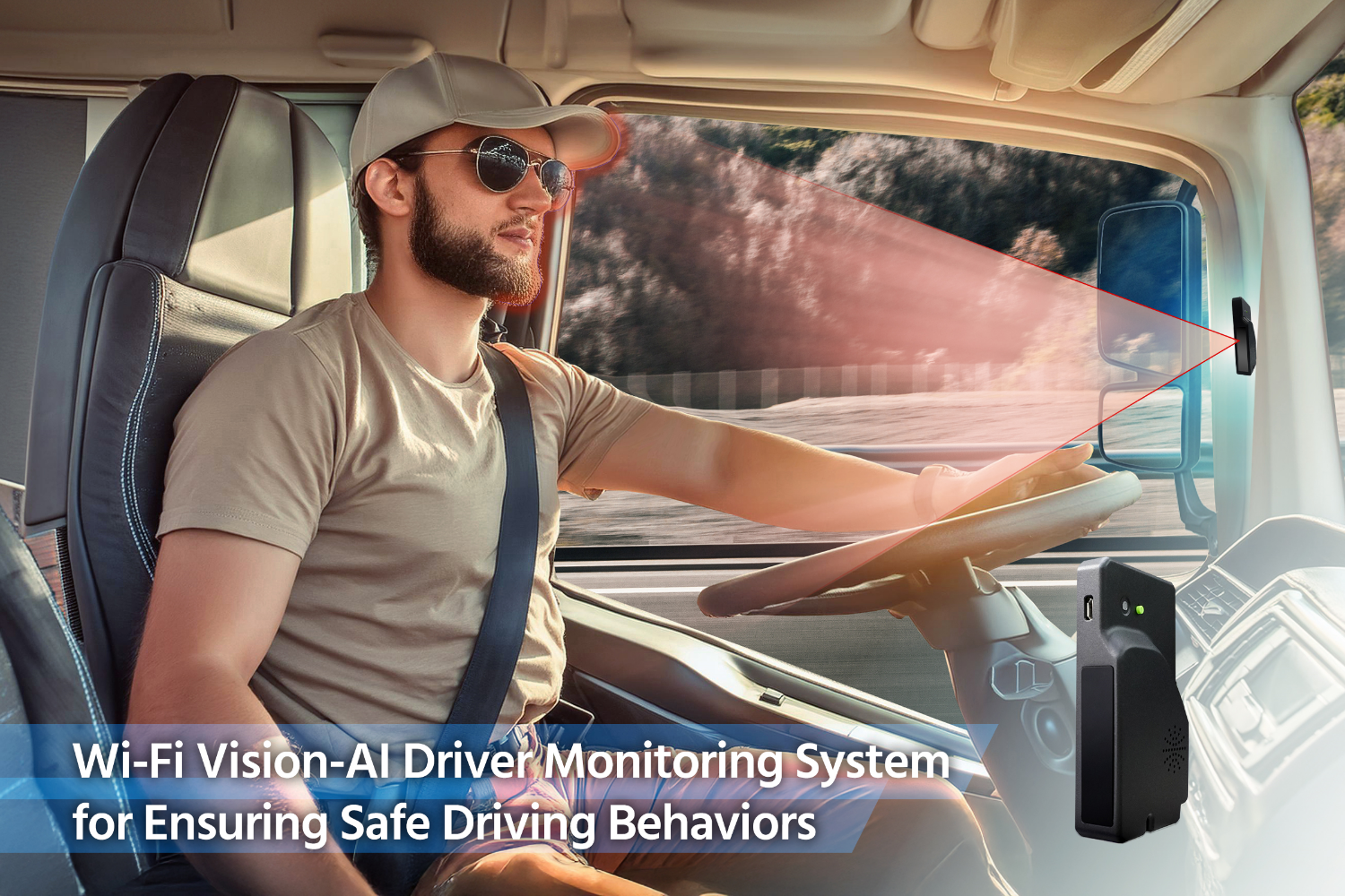 ADAS・自動運転システム 安全運転、安心旅行 Wi-Fiドライバーモニタリングシステム (DMS)-oToBrite Electronics, Inc.