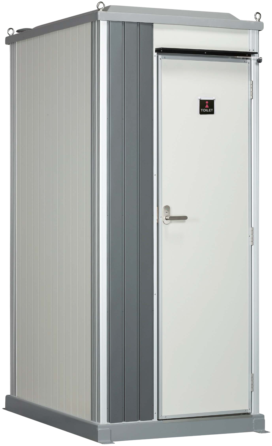 屋外トイレユニット「エポックトイレ」 ポンプ式簡易水洗タイプ・快適トイレ仕様 洋式 手洗-株式会社ハマネツ