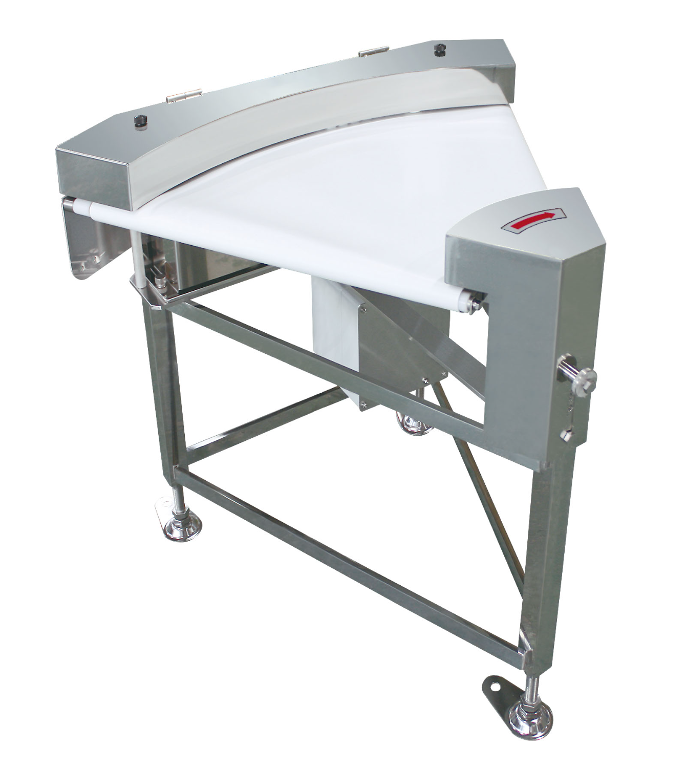 GBC-60°-Clip drive that clips and rotates, a further breakthrough in magnetic technology Clip conveyor series Clip drive curved belt conveyor GBC