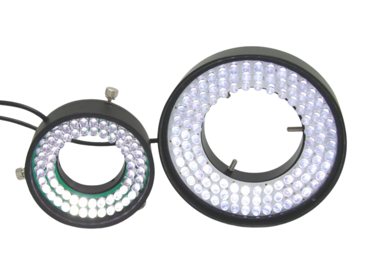 -LED direct ring illumination for stereo microscope