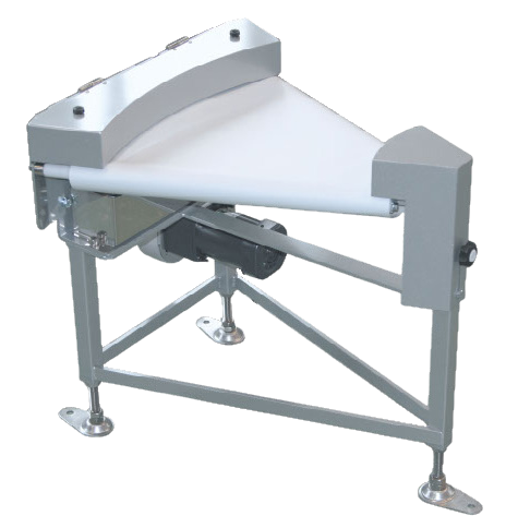 GBC-45°-Clip drive that clips and rotates, a further breakthrough in magnetic technology Clip conveyor series Clip drive curved belt conveyor GBC