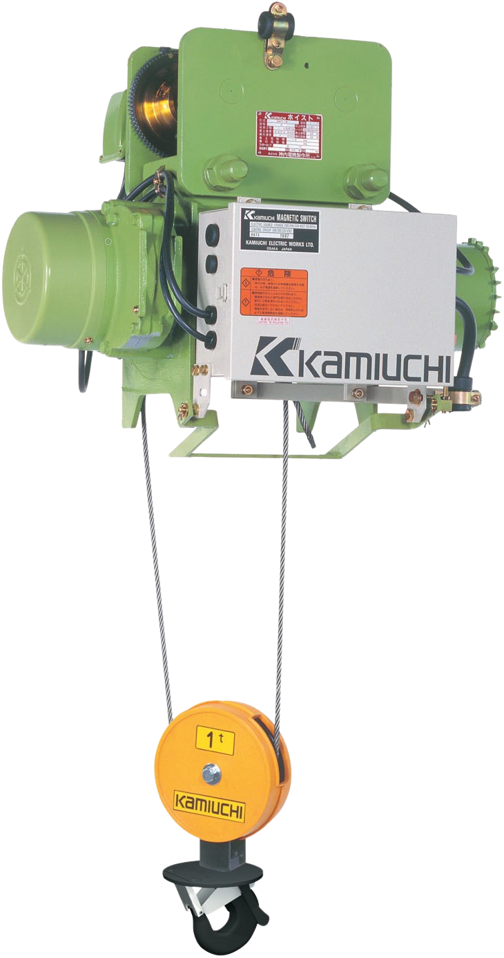 S形ホイストシリーズ 普通形・電動横行-株式会社神内電機製作所