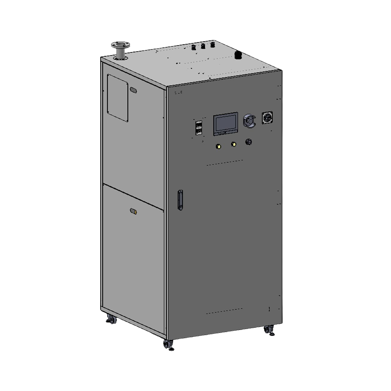 Metal-free ozone water generator OWF-C45L30P *Example specifications. Made to order.-Metal-free ozone water generator