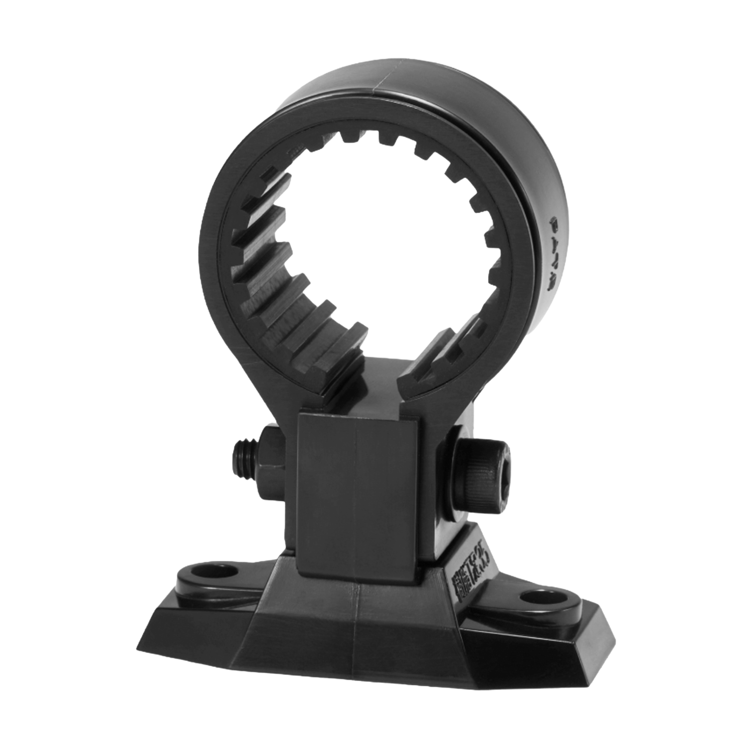 KFBS24B-0405-Anti-vibration resin pipe clamp with T-shaped bracket | Supports and fixes the pipe by lifting it up