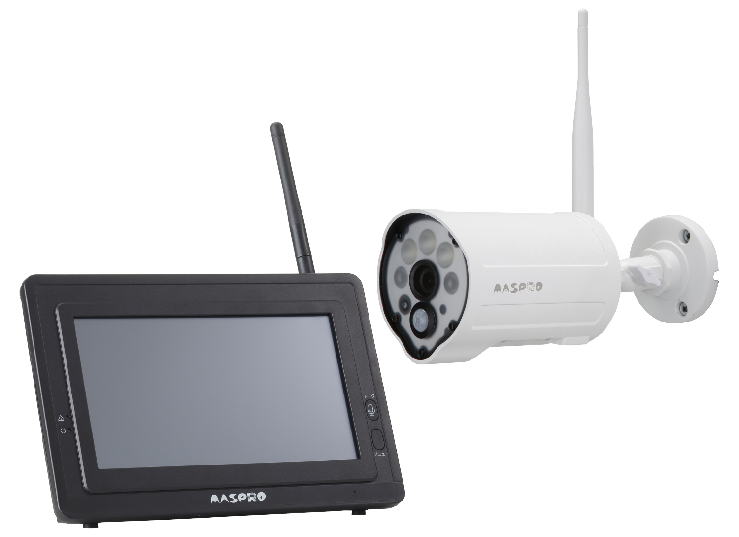 WC3A7ML-Monitor & Camera Set (3MP) Wireless Camera Set WC3A7ML (BK)