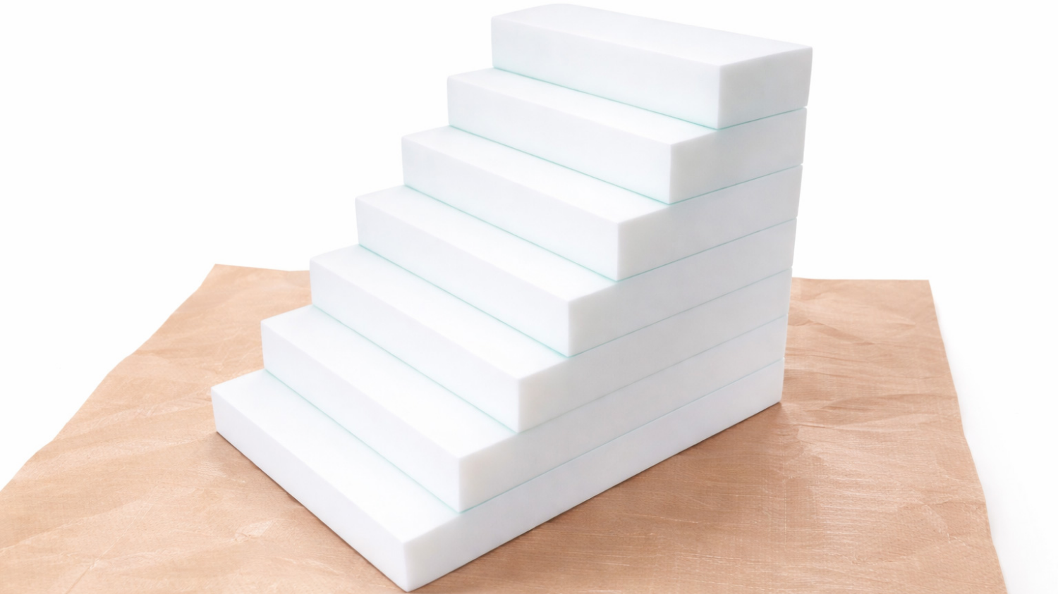 -Processing of large sponge and extra large urethane cushioning material