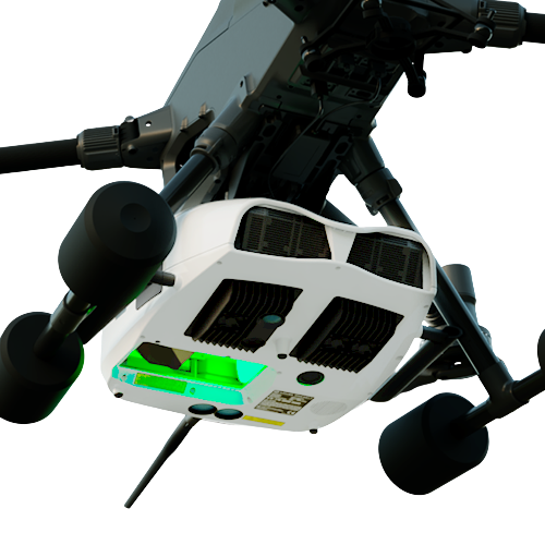 TDOT 7 GREEN, the one and only green laser scanner system that can be used both on land and in shallow water-Amuse One Self Co., Ltd.